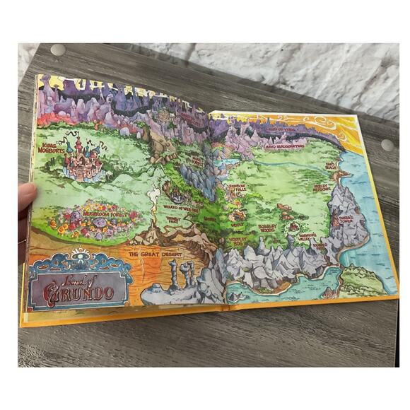 Vintage 1985 TEDDY RUXPIN Double Grubby Hardback Book Worlds Of Wonder - Picture 6 of 7